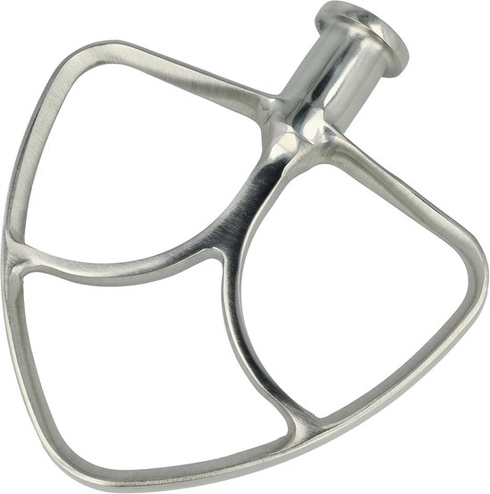 Keukenmachine Set - Garde Kneedhaak - Voedsel Bereiden - Praktische 3-delige set - Verschillende maten - Zilverkleurig — afbeelding 2