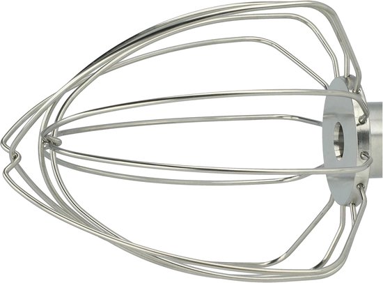 Keukenmachine Set - Garde Kneedhaak - Voedsel Bereiden - Praktische 3-delige set - Verschillende maten - Zilverkleurig — afbeelding 5