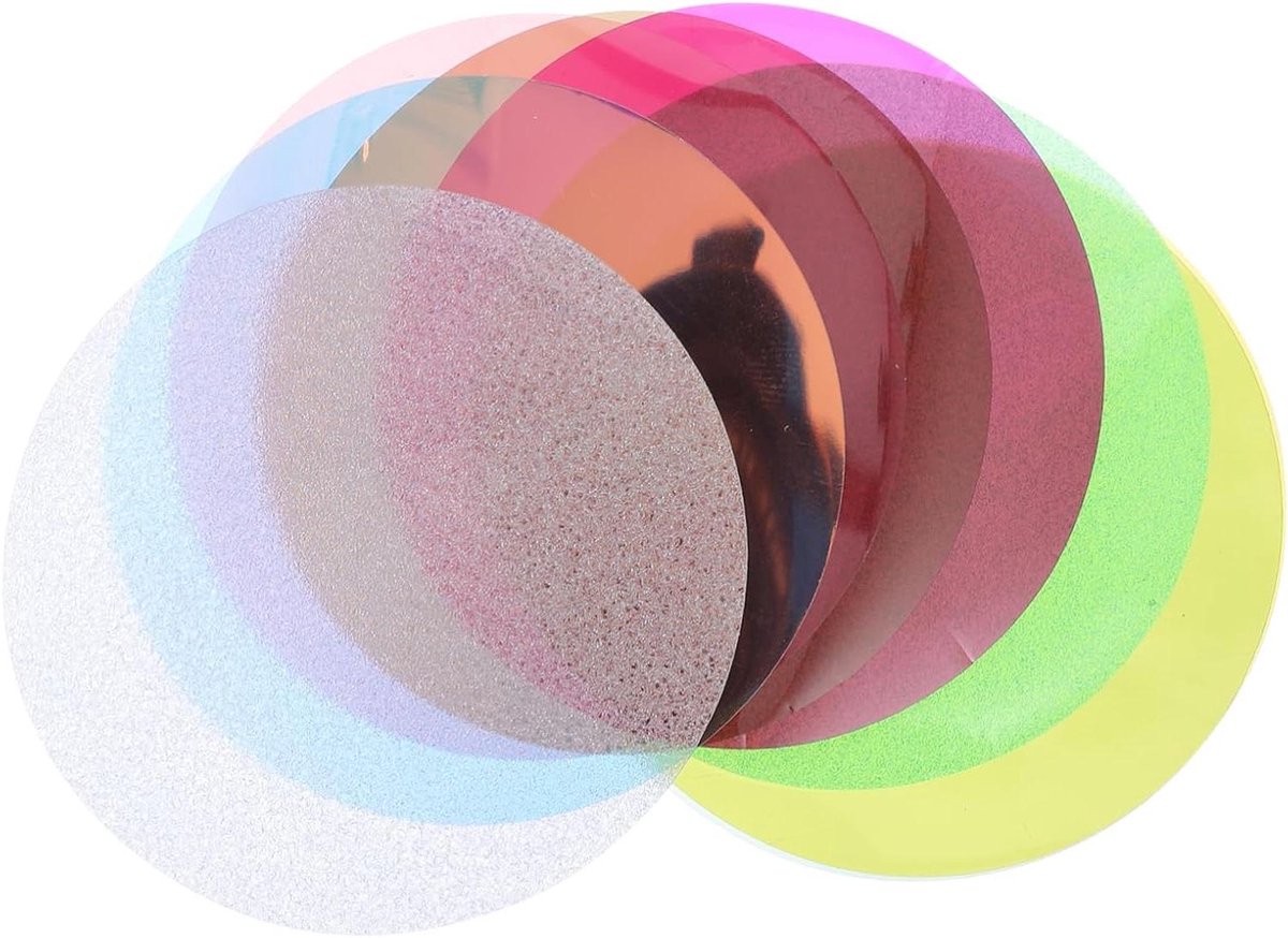 Kleurfilters voor Camera - Lichtgels Gelfilter - Fotografie en Video - Hoge Lichttransmissie - 6 x 6 cm - Willekeurige Kleuren