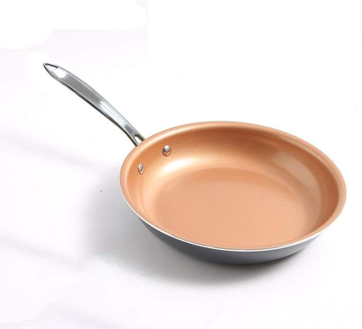 Keramische Koekenpan - Antiaanbak Pan - Gezond Koken - Gelijkmatige Warmte - 28 cm - Koperkleurig