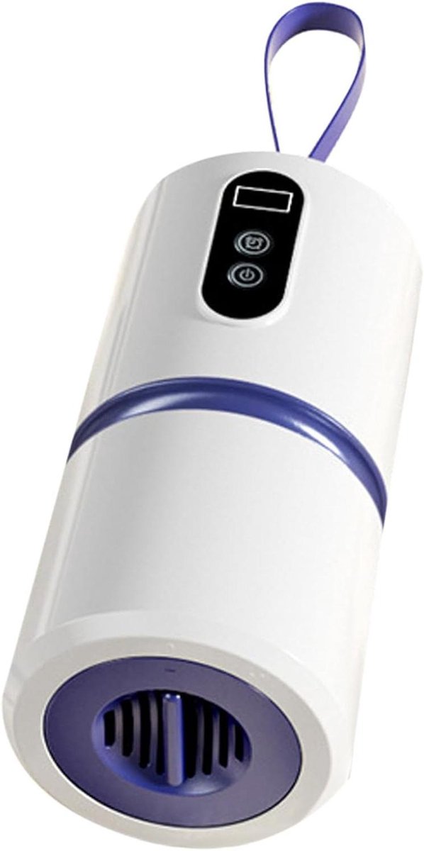 Draagbare Kledingdroger Stille Droogmachine Kleding Drogen Ruimtebesparend Compact 8.5x8.5x16.6 cm Wit