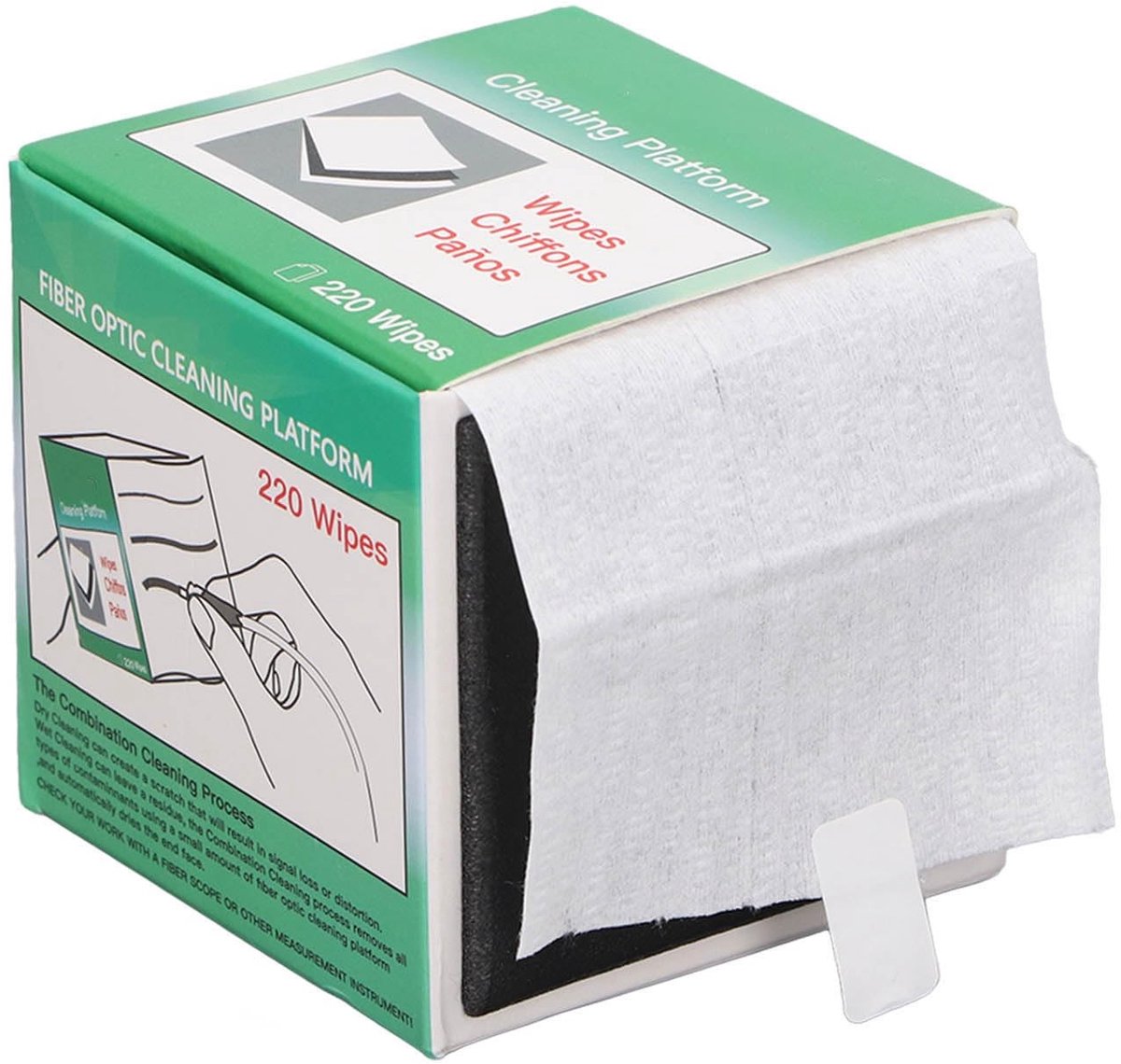 Dailygoods- Glasvezelreinigingspapier 220 Vellen - Duidelijke Breekpunten - Pluisvrij - Zachte Textuur - Wateropname - Geschikt voor Nat/Droog Gebruik - Reinigingsdoek