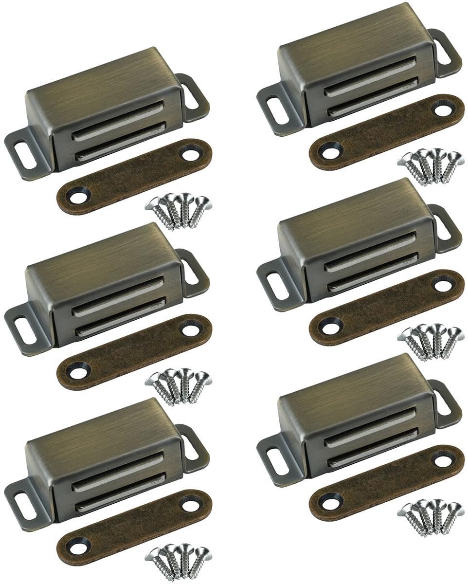 Dailygoods- Magneetsnapper sterke 8 kg - Deurmagneet - Magneetsluiting - Kogelsnapper - Roestvrij staal - Compact design - Deursluiting