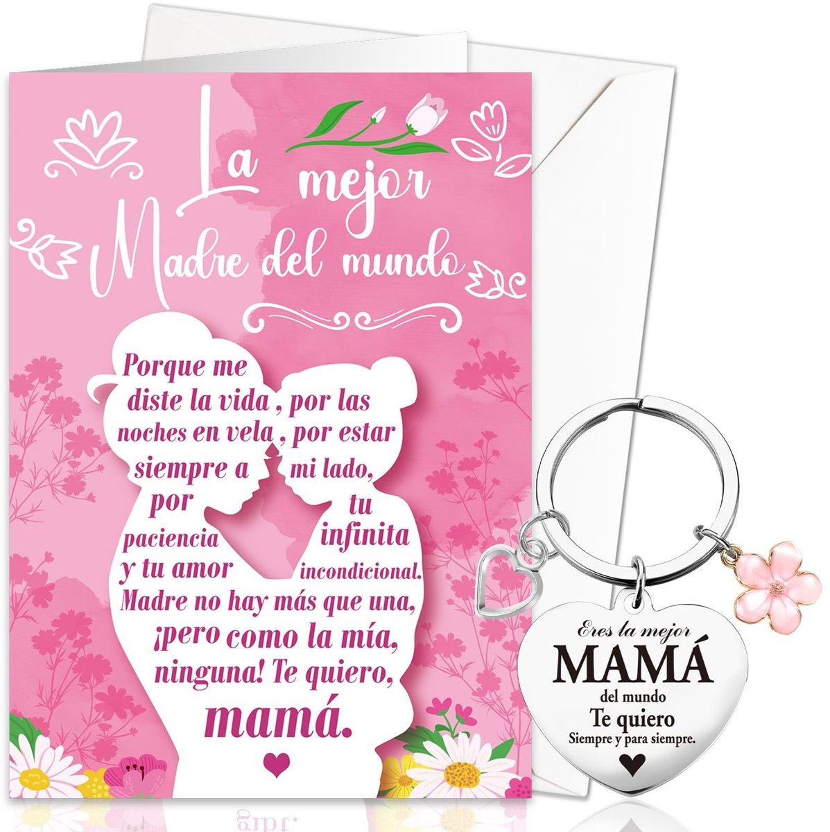 Dailygoods- Wenskaart Moederdag - Wenskaarten Set - Wenskaarten zonder tekst - Wenskaart Bedankt - Wenskaart Verjaardag - Cadeau-ideeën voor Moederdag - Moederdagkaart