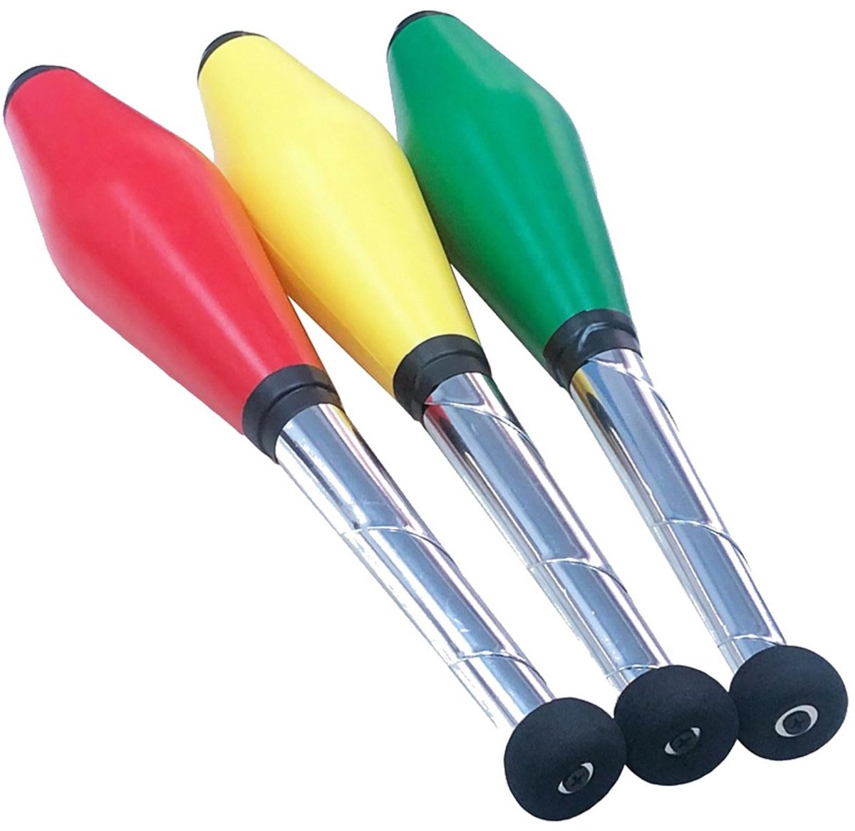 Dailygoods- Jongleren Stok Ultralicht - 3 Stuks - Jongleren Club Set - Circus Rekwisieten - Duurzaam Materiaal - Verbeter Coördinatie - Jongleerstokken