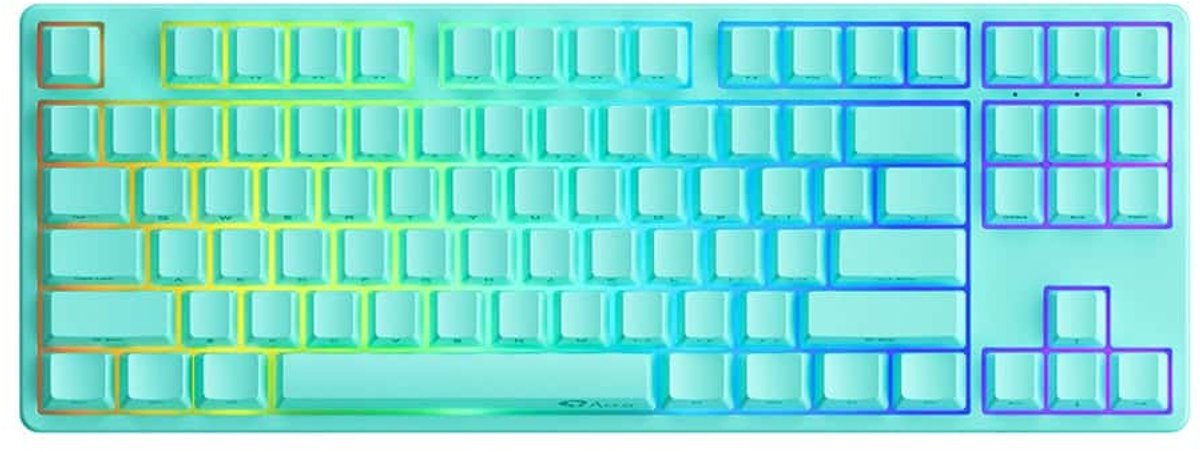 AKKO 5087S-SP QMK Mint TKL RGB Hotswap Mechanisch Gaming Toetsenbord