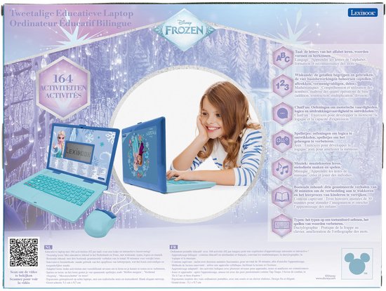 Frozen Tweetalige Educatieve Laptop met 164 activiteiten (NL/FR)