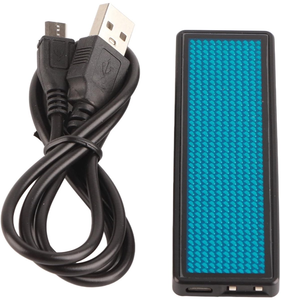 Dailygoods- LED-Naambordje Digitaal - Programmeerbaar - Mini met Magneetstift - 10 Weergave-animaties - Voor Winkel/Party - Opslag 550 Chinese/750 Engelse Karakters - Digitale Display