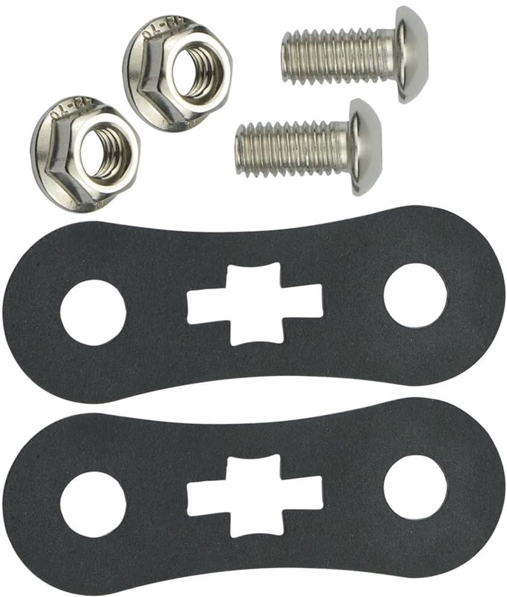 Dailygoods- Gastankliftverhogers 2 Stuks - Zwart - IJzer - Compatibel met Ha-rley Sportster Nightster - Voorzijde - Lengte 7cm - Tankverhogers