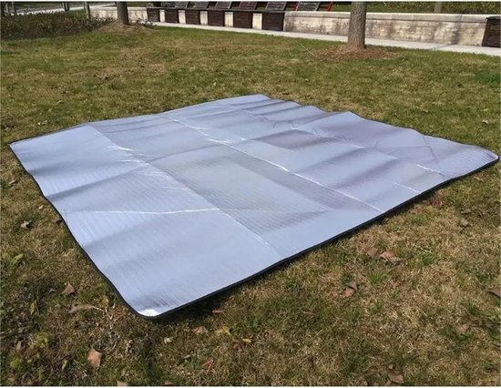 Campingmat Picknick Deken - Strand Matras Slaapmat - Outdoor Activiteiten - Waterdicht Aluminiumfolie - 200 x 150 cm - Zilver — afbeelding 5