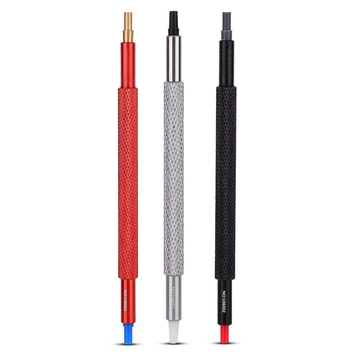 Dailygoods- Horloge Reparatie Tool - Roestvrij Staal - Handpersen Set - 3 Stuks - 5 Verschillende Maten - Duurzaam en Stevig - Horloge Toolset