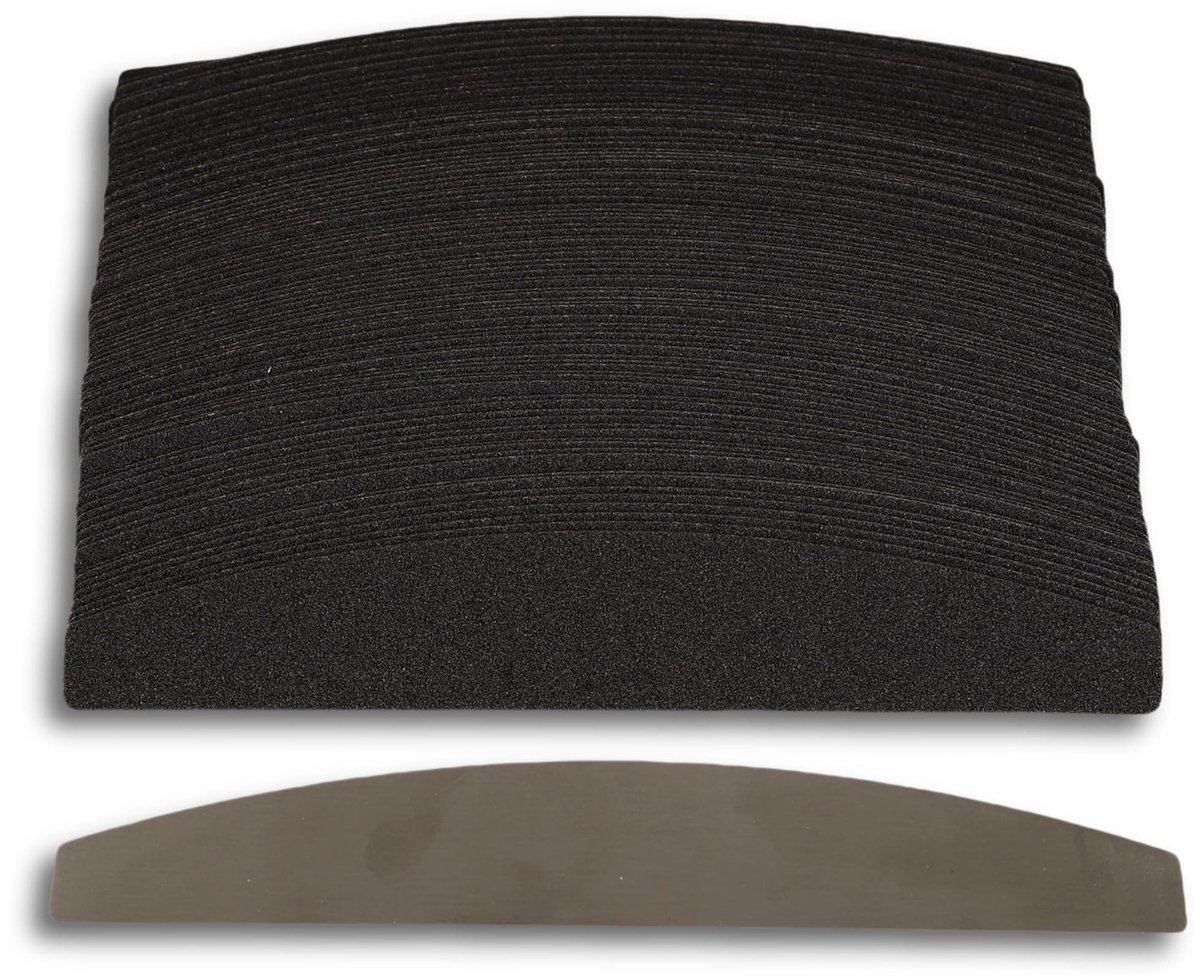 Dailygoods- Nagelvijlen 100 Stuks - Wegwerp Nagelvijl Set - Roestvrij Stalen Basis - Duurzaam - Voor Thuis/Salon Gebruik - Veilig en Steriliseerbaar - Vijlen