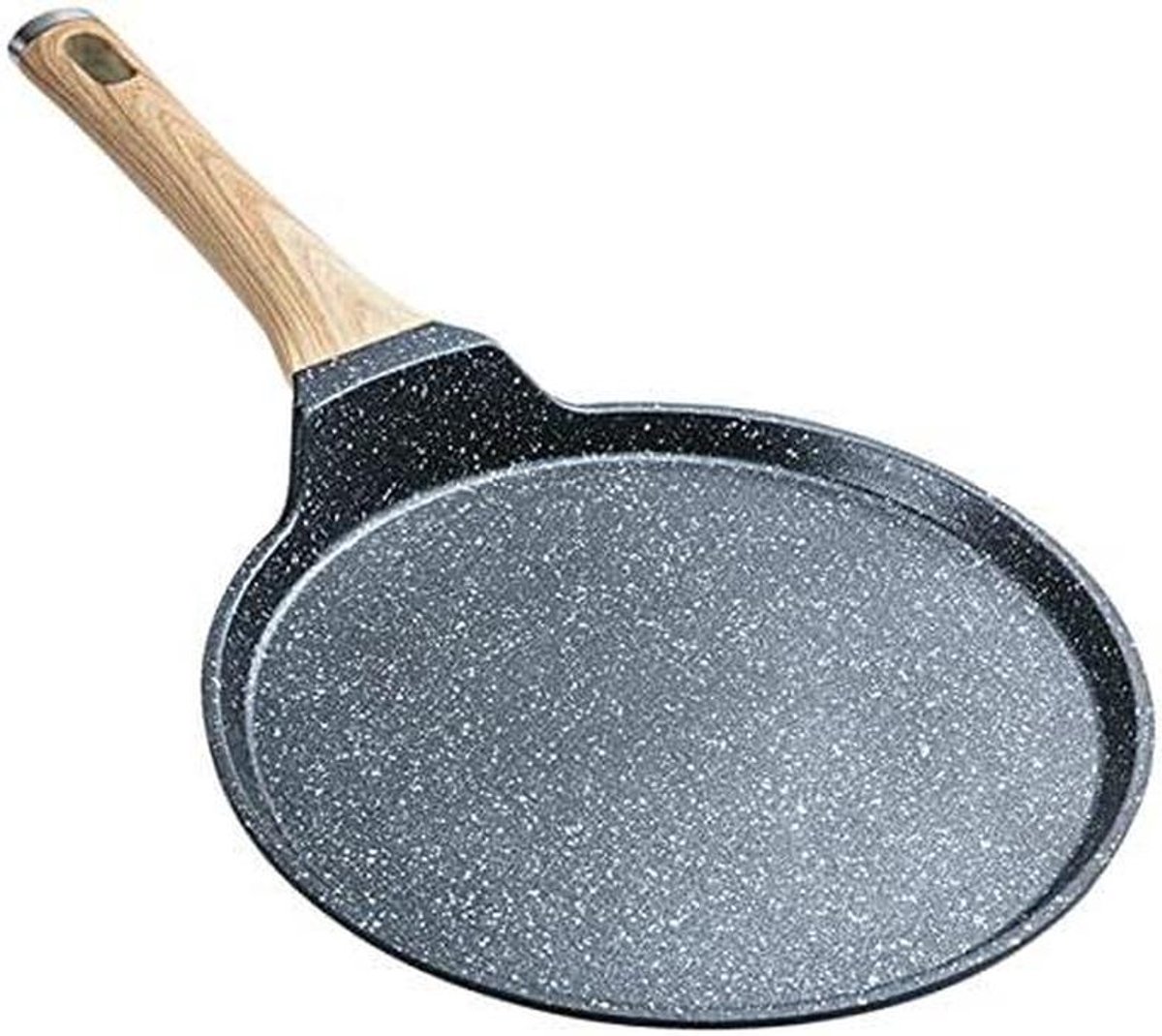 Koekenpan Grillpan Lekker Koken Snel Warm 28 cm Zwart