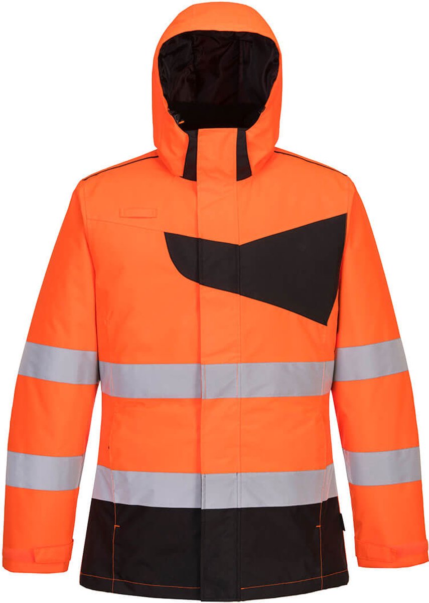 Portwest PW2 Hi-Vis winterjack PW261 Oranje