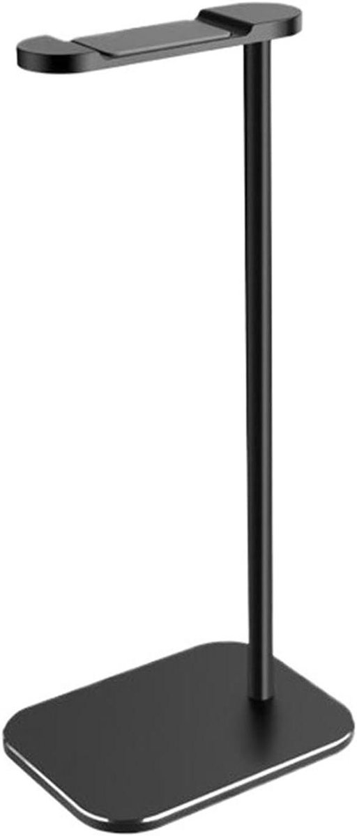 Hoofdtelefoonstandaard - Koptelefoonhouder - Bureau Organisatie - Antislip Basis - 25 cm Hoog - Zwart
