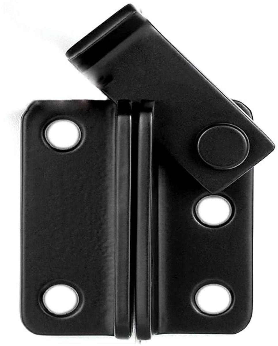 Dailygoods- Schuifgrendel Stevig - Flip Grendel - Roestvrij Staal - Veiligheidsbescherming - 62 x 50mm - Slijtvast en Waterdicht - Deurslot