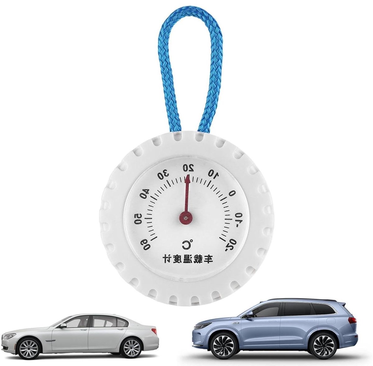 Temperatuurmeter - Omgevingsmeter - Interieur Monitoren - Real-Time Data - 5 cm - Zwart