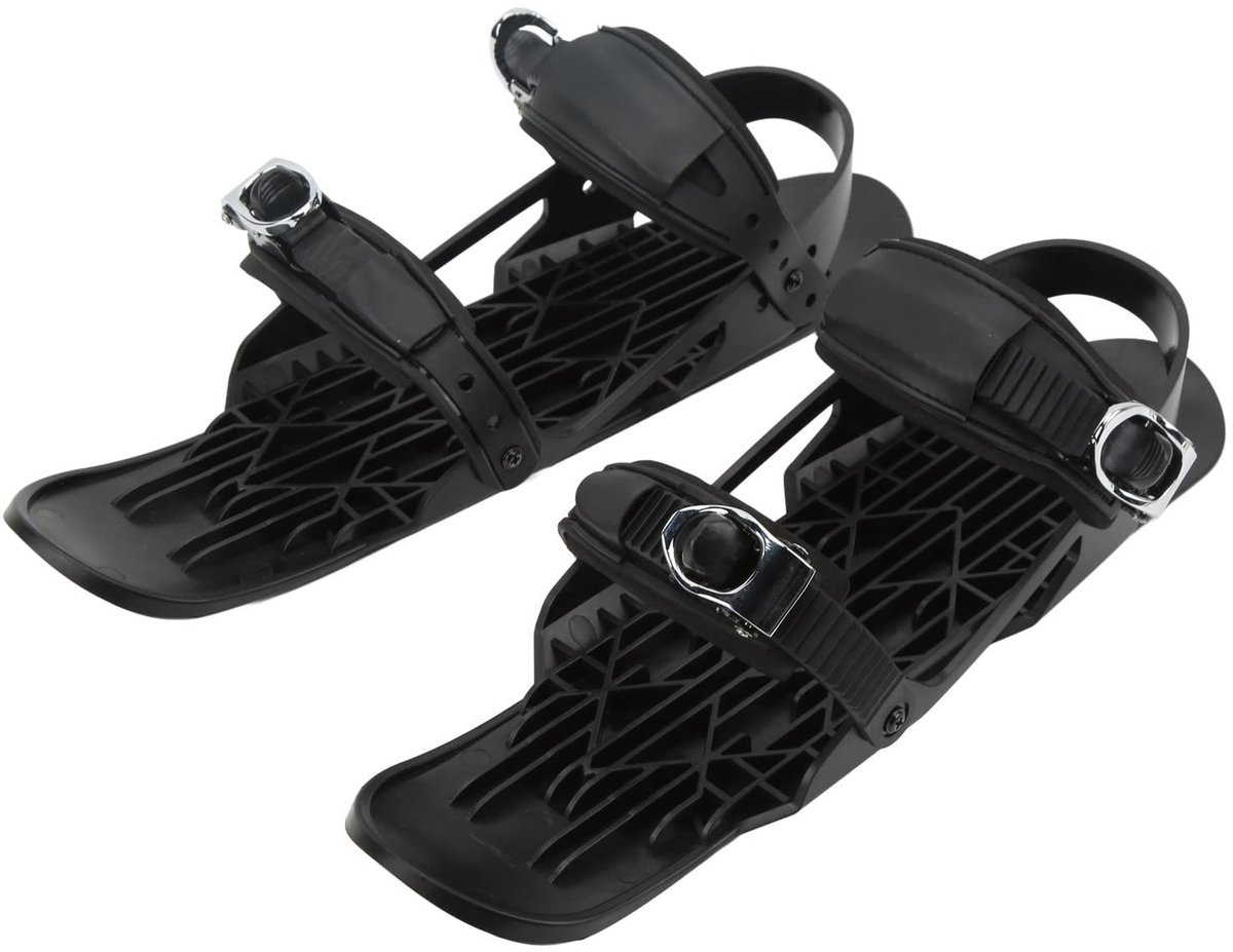 Dailygoods- Skischaatsen Verstelbaar - Mini Snowskates - Outdoor Skiën - Winterschoenen - Duurzaam Nylon/Roestvrij Staal - Geschikt voor Maat US 5-14/EU35-48 - Snowblades