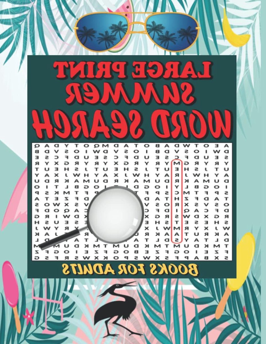 Woordzoekboek Zomer - Puzzelboek Volwassenen - Ontspanning en Geheugen - Meer dan 2000 Woorden - Groot Formaat - Niet Van Toepassing