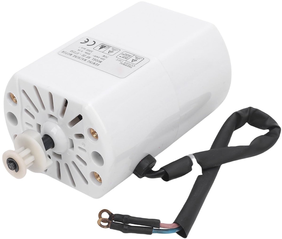 Dailygoods- Naaimachinemotor 70W Krachtige Prestaties - Brede Compatibiliteit - Borstelloze Servomotor - 220V - 5500 RPM - Essentieel voor Thuisnaaimachines - Naaimachine