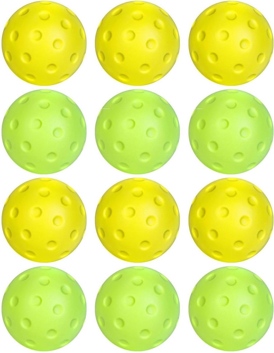 Stille Bal - Trainingsbal Geluidsarm - Sporttraining Binnen - Schokarme Comforttextuur - 12 Stuks - Meerdere Kleuren
