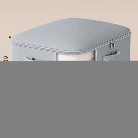 Compressie Opbergzakken - Vacuümzakken Ruimtebesparend - Kleding Dekbedden Opslag - Dubbellaags Compressie - 20x10x5 cm - Grijs — afbeelding 5