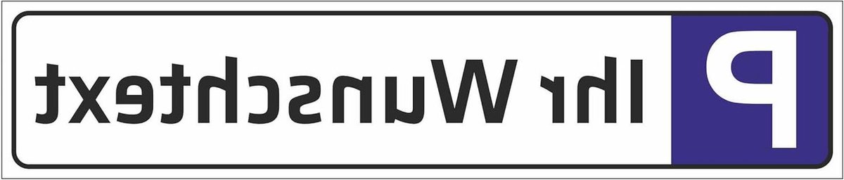 Gepersonaliseerd Bord - Naamplaat Sticker - Parkeerplaats Markeren - Individuele Tekst - 52x11 cm - Zwart