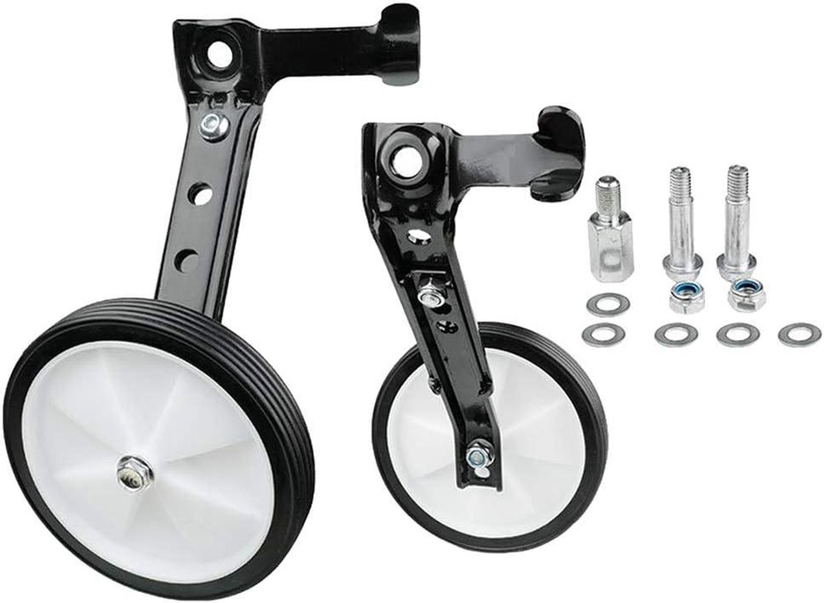Kinderfiets Stabilisator Leermiddelen Wielen Fietsen Leren Versterkt Staal 16-24 inch Zwart