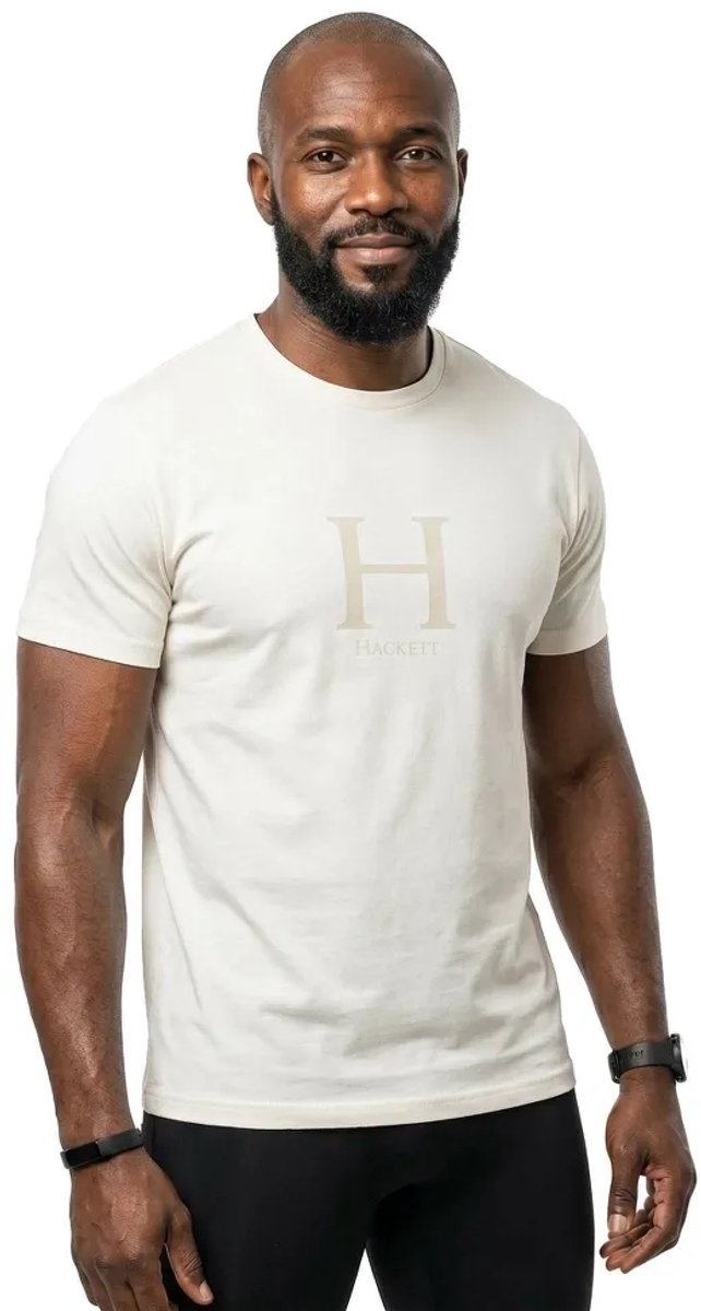 Hackett B&t Heritage Plus Size T-shirt Met Korte Mouwen Wit 3XL Man