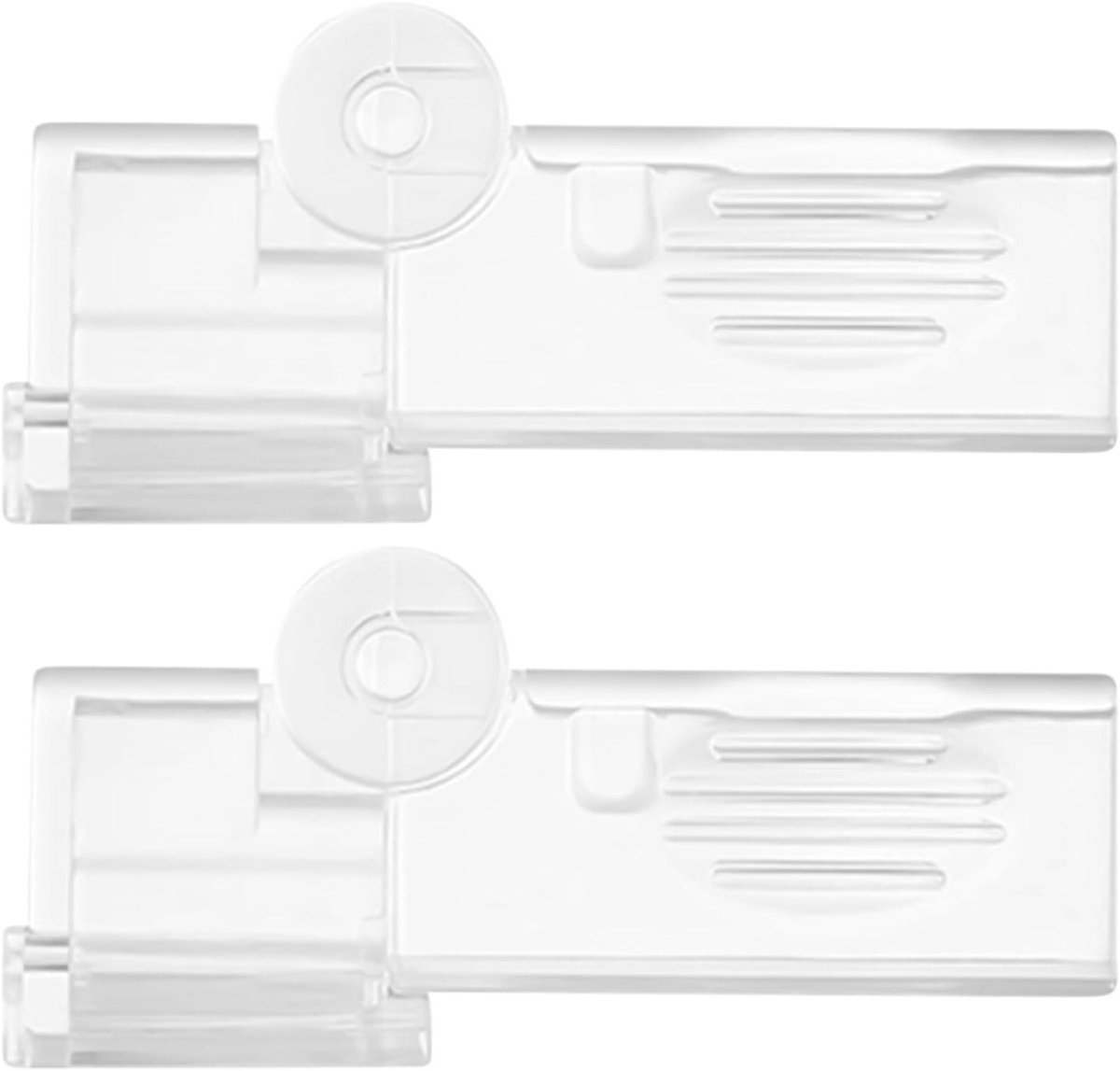 Karton Clip, Lekkage Seal Clips voor Zakken, 2 Stuks Roterende Voedsel Zak Sealer Met 180 Graden Rotatie, Huishoudelijk Gebruik voor Ref Tank FKoelkast