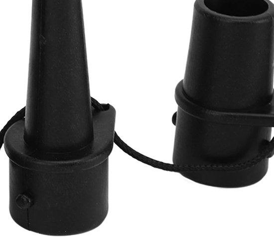 Mondstuk voor Luchtpomp - Adapter Klep - Opblaasbare Producten Vullen - Lekvrij Ontwerp - 3 Maten - Wit — afbeelding 2