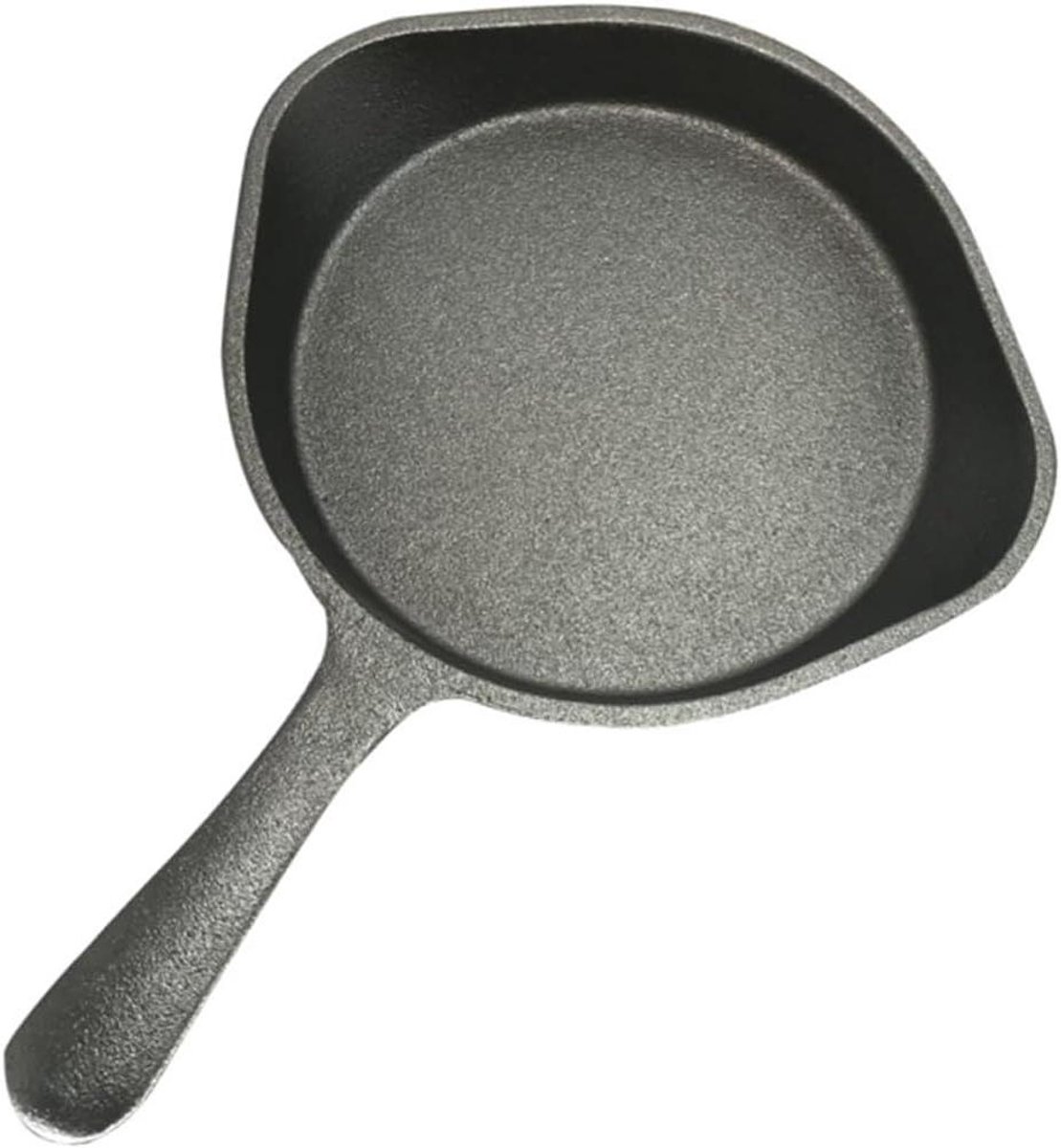 Mini Koekenpan - Omeletpan Pannetje - Ontbijt Bereiden - Anti-aanbak Gietijzer - 29x20.8x3cm - Zwart