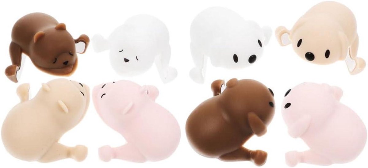 Tafelhoekbeschermers - Hoekbeschermers meubels - Babyveiligheid thuis - Schattige dierenprints - 8 stuks - Gesorteerd