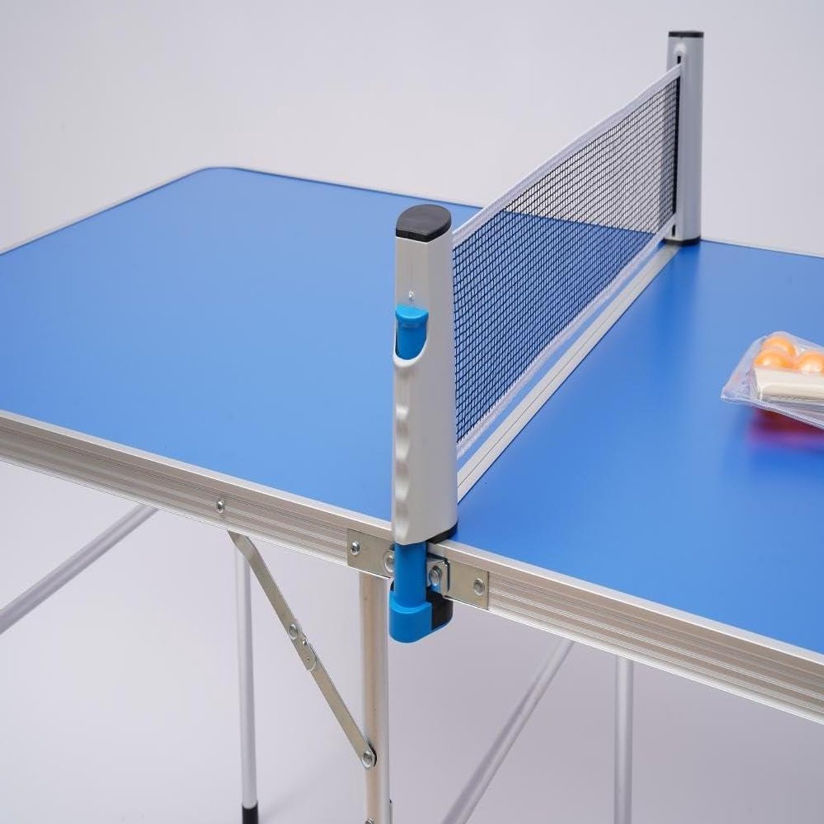 Tafeltennistafel - Pingpongtafel Sporttafel - Vrije tijd sport - Inklapbaar ontwerp - 152 x 76 x 76 cm - Blauw