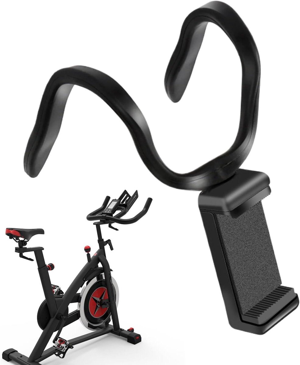 Telefoonhouder Loopband - Standaard Fiets - Fitness Apparatuur - 360 Graden Draaibaar - 52 cm Lengte - Zwart