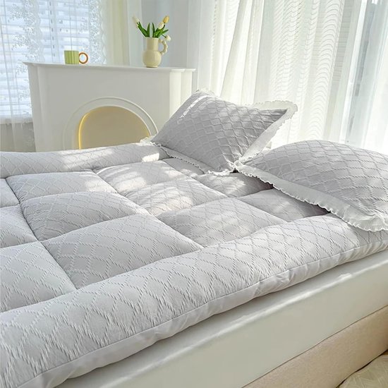 Vloermatras - Futonmatras Slaapmat - Comfortabel Slapen - Opvouwbaar en Draagbaar - 180x200cm - Style 2 — afbeelding 3