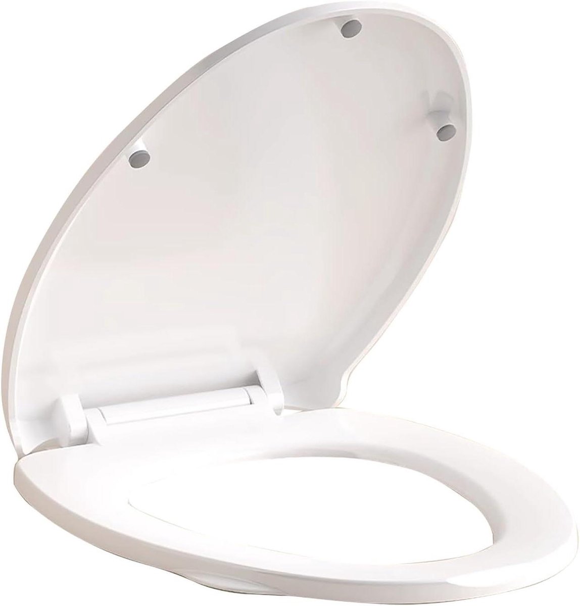 Toiletbril - Toiletzitting Deksel - Badkamer Upgrade - Softclose Mechanisme - 36 x 37 cm - Wit