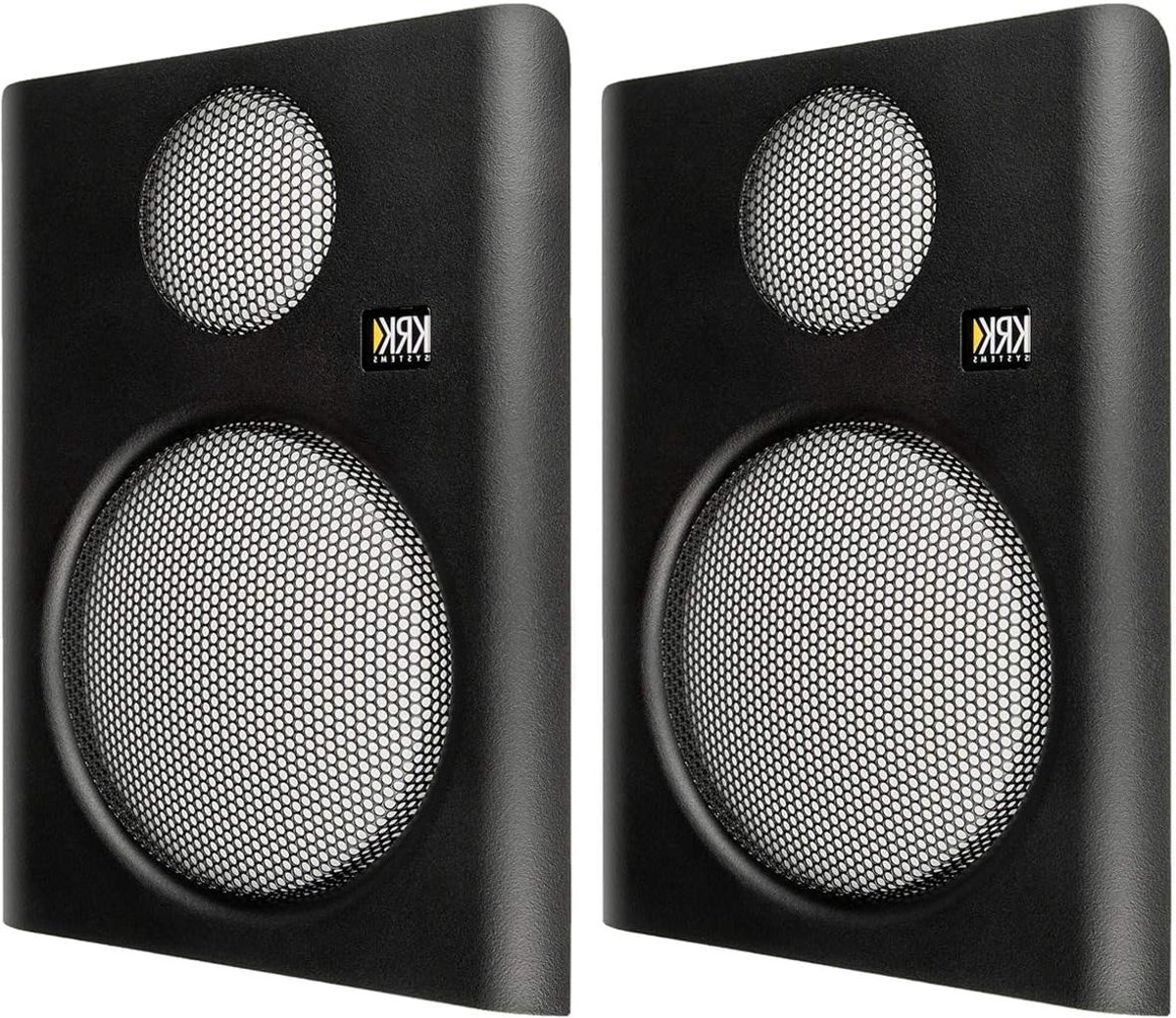 Monitor Beschermers - Speaker Grilles - Studio Gebruik - Op Maat Gemaakt - 7 Inch - Zwart