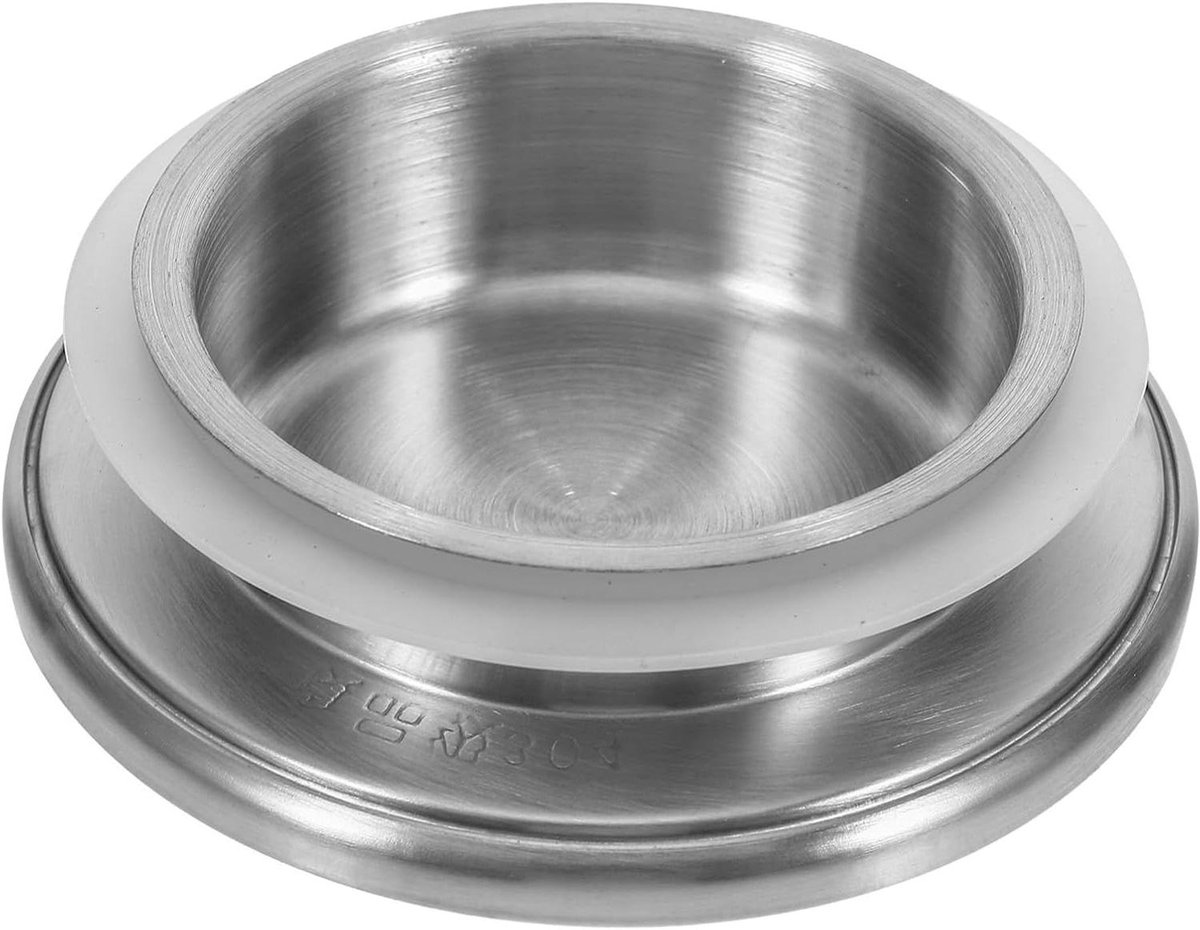Theepot deksel - Vervangend deksel - Water vers houden - Lekvrije afsluiting - 9 cm diameter - Zilver