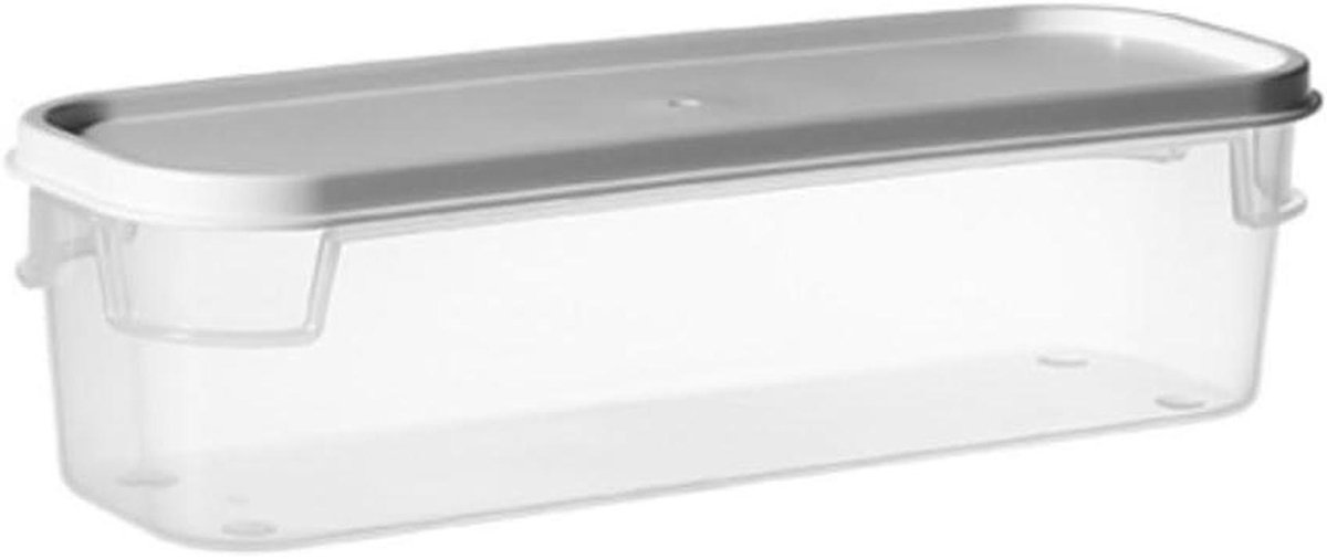 Voedselcontainer Keuken - Opbergdoos Koelkast - Voedsel Bewaren - Stapelbaar Ontwerp - 145 Gram - Wit