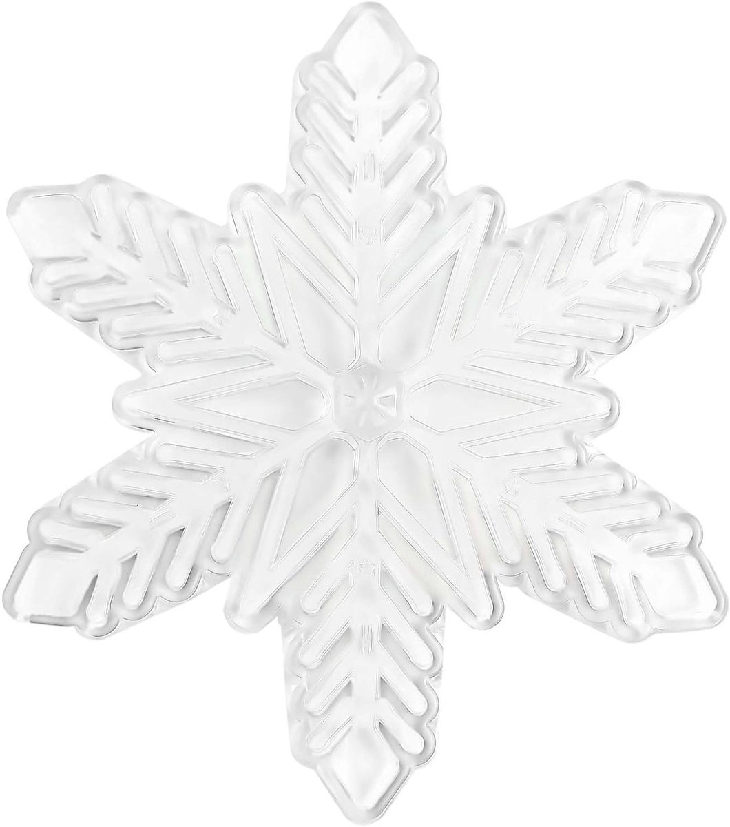 3D Sneeuwvlokvormige Stomp Pad voor Snowboard, 12.7 cm Antislip Traction Mat met Sterke Lijm, Ideaal voor Verbeterde Grip en Controle op de Piste