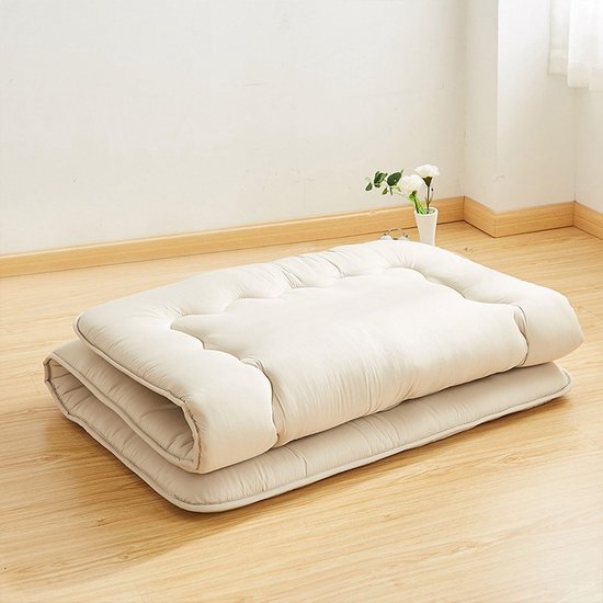 Tatami Matras - Futon Matras Vloerbed - Comfortabel Slapen - Draagbaar Opvouwbaar - 140x210cm - A — afbeelding 2