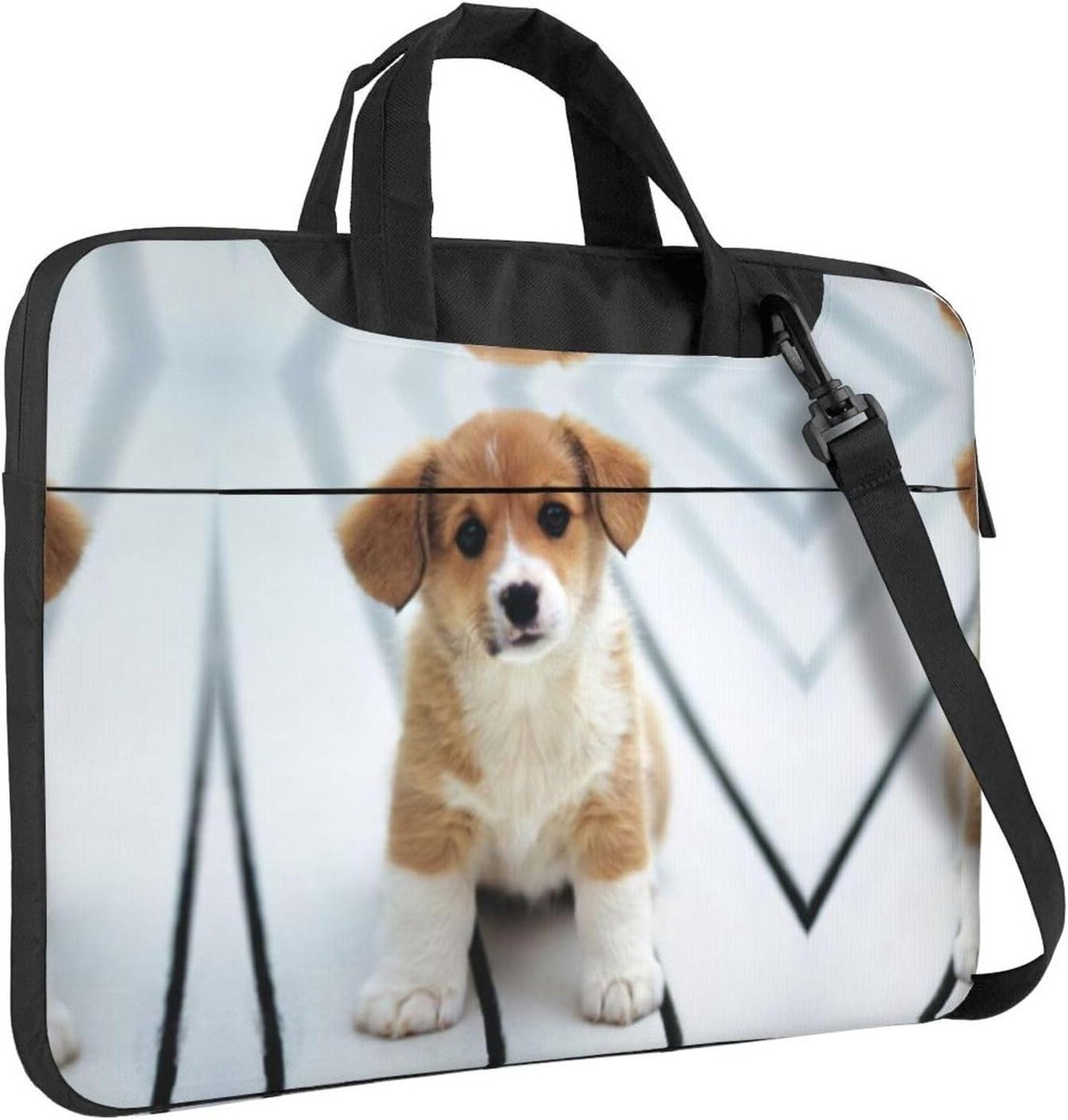 Laptop Tas - Documentenhouder - Veilig Vervoer - Grote Opening - 40 x 31 cm - Zwart