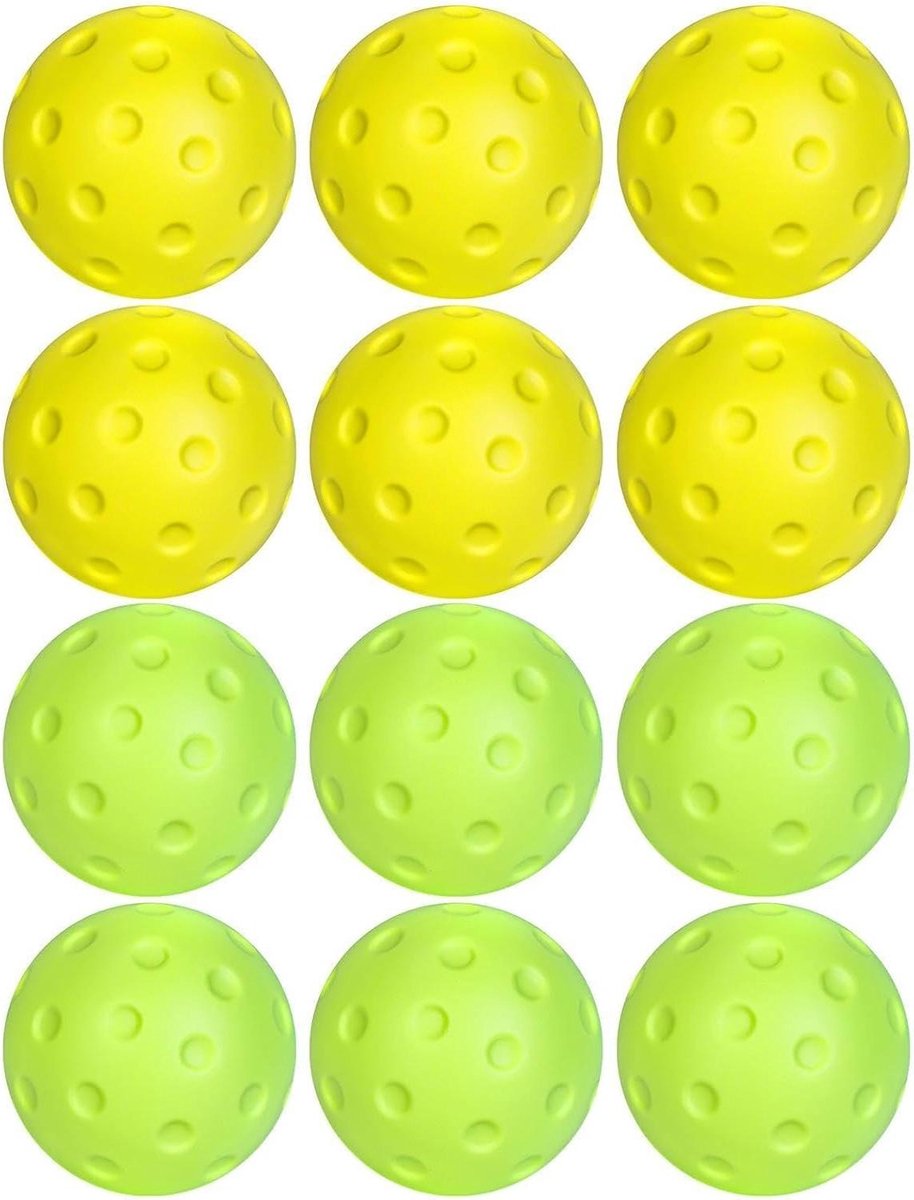 Stille Trainingsballen - Oefenballen Set - Binnen Fitness - Zacht PU Materiaal - 12 Stuks 7.4 cm - Niet gespecificeerd