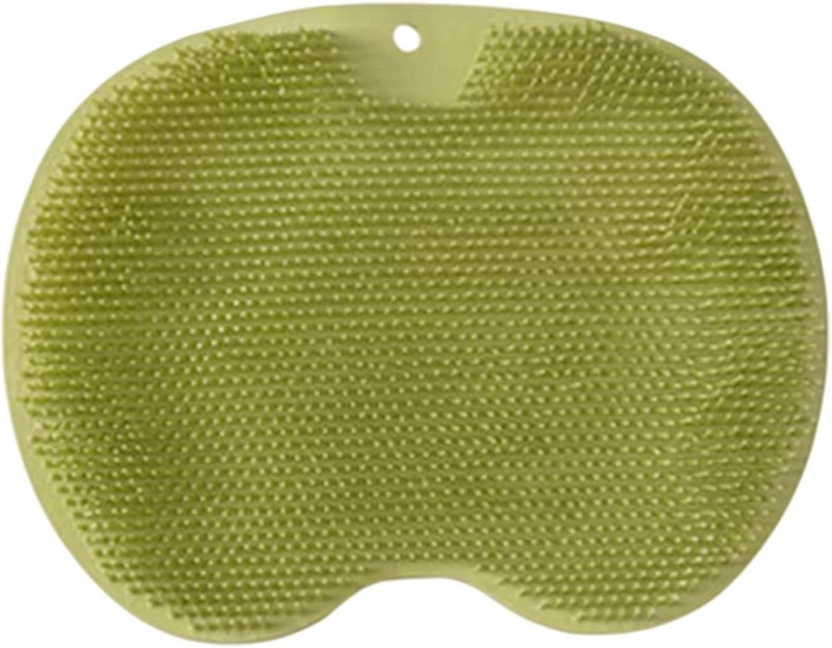 Douche Voet Mat - Siliconen Schrobber - Voet Verzorging - Antislip Ontwerp - 20 x 28 cm - Grijs