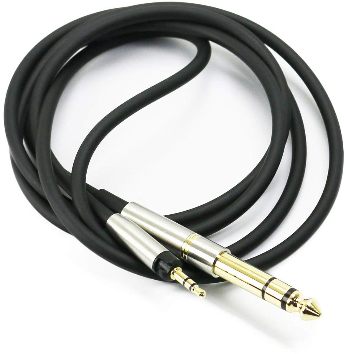 Audio Upgrade Kabel - Vervangende Kabel - Muziek Luisteren - OFC Koperdraad - 2 Meter - Zwart