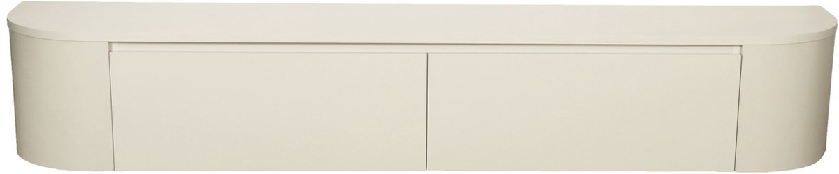 DÉJA Living Zwevend TV-meubel Fika - Beige - 180 x 32 x 30 cm