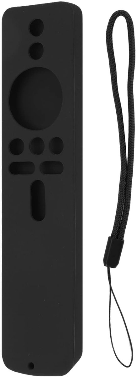 Dailygoody - Huishoudelijke Siliconen Beschermhoes - Afstandsbediening Cover - Antislip Ontwerp - Zwart - Televisie Accessoires - Wasbaar - Geschikt