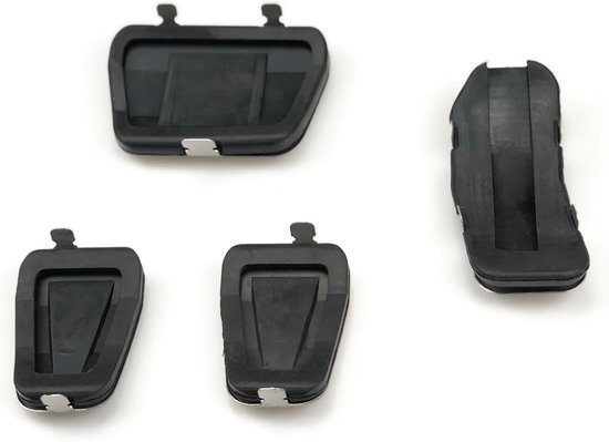 Pedaalhoezen Auto - Antislip Covers - Verbeter Rijervaring - Duurzaam Roestvrij Staal - 3 Stuks - Zilver — afbeelding 4