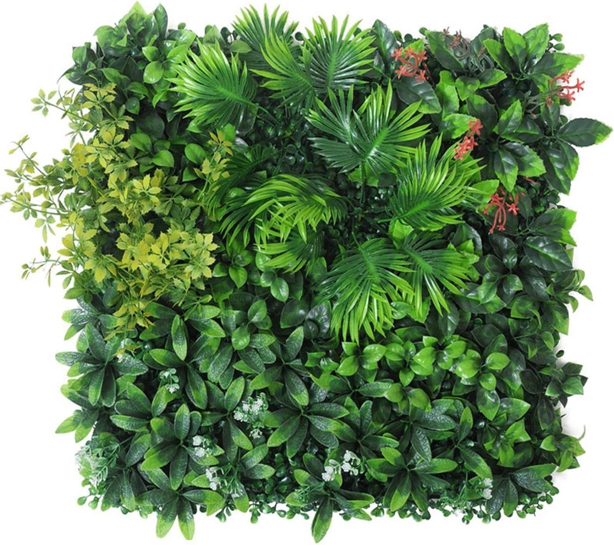 Kunstgras Wandpaneel - Decoratie Gazonmat - Binnen Buiten Decoratie - Realistisch Uiterlijk - 50x50 cm - Groen